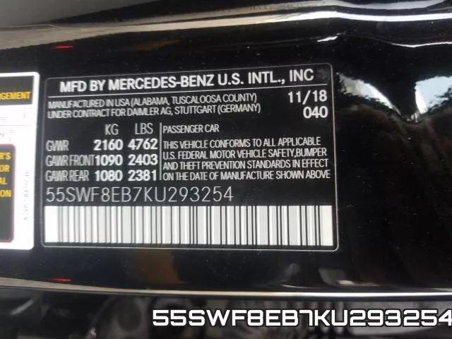 55SWF8EB7KU293254 фото 2