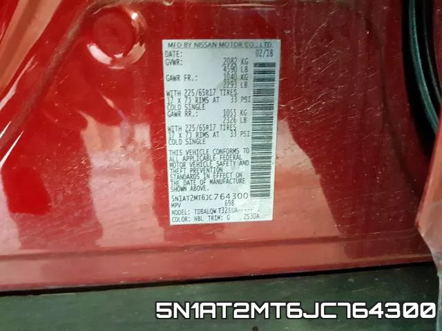 5N1AT2MT6JC764300 фото 2