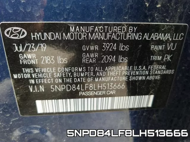 5NPD84LF8LH513666 фото 2