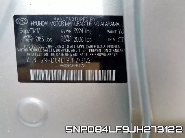 5NPD84LF9JH273122 фото 2