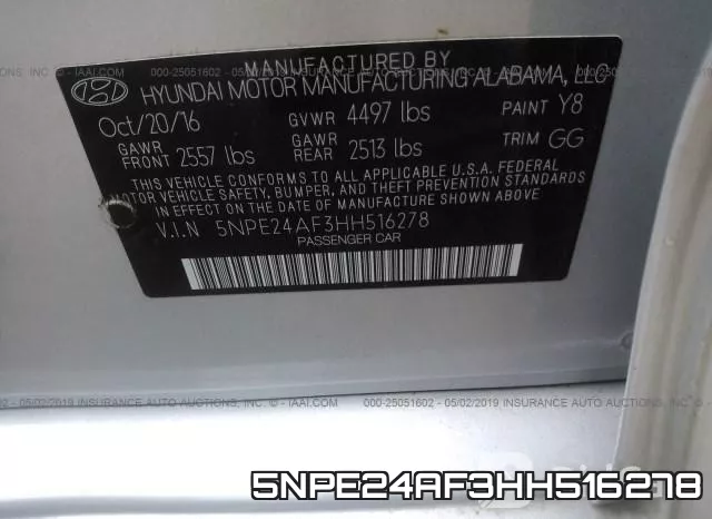 5NPE24AF3HH516278 фото 10