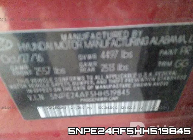 5NPE24AF5HH519845 фото 10