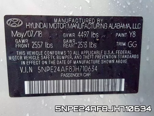 5NPE24AF8JH710634 фото 2