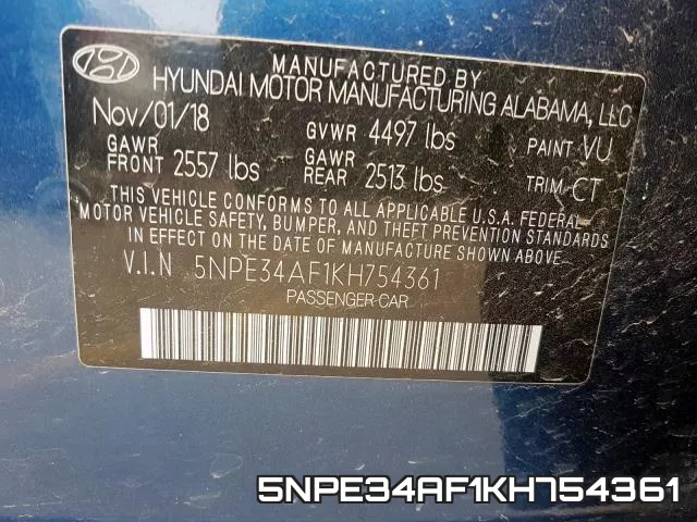 5NPE34AF1KH754361 фото 2