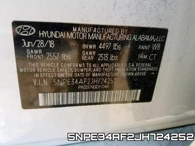 5NPE34AF2JH724252 фото 2