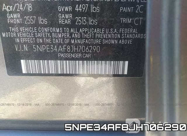 5NPE34AF8JH706290 фото 10