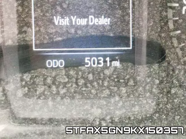 5TFAX5GN9KX150357 фото 9