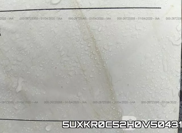 5UXKR0C52H0V50431 фото 8