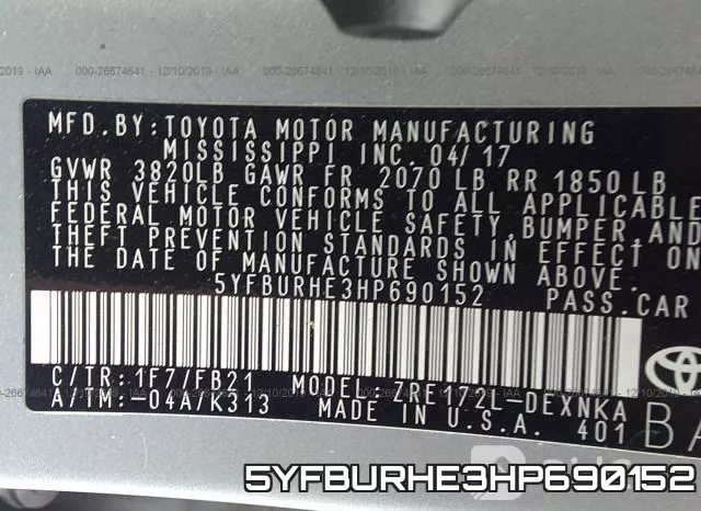 5YFBURHE3HP690152 фото 10