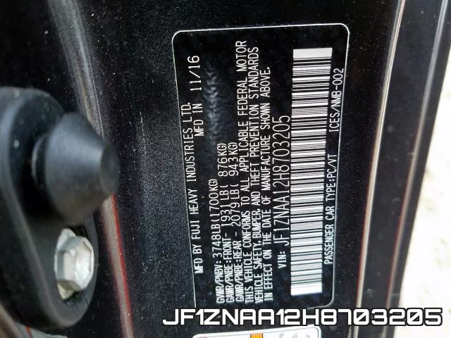 JF1ZNAA12H8703205 фото 2