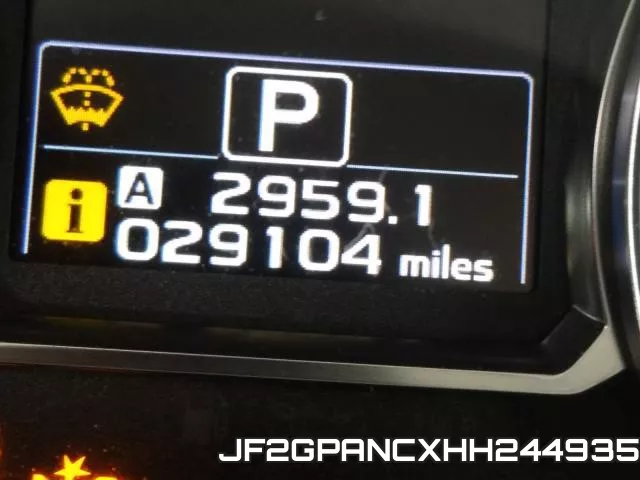 JF2GPANCXHH244935 фото 9