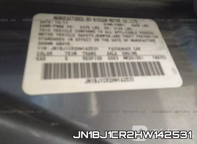 JN1BJ1CR2HW142531 фото 10