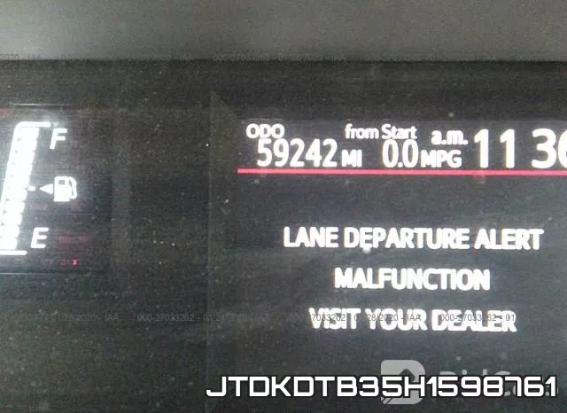JTDKDTB35H1598761 фото 8