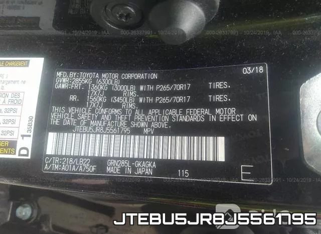 JTEBU5JR8J5561795 фото 10