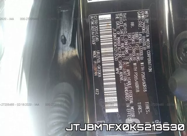 JTJBM7FX0K5213530 фото 10