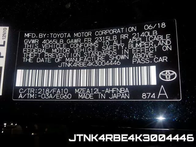 JTNK4RBE4K3004446 фото 2