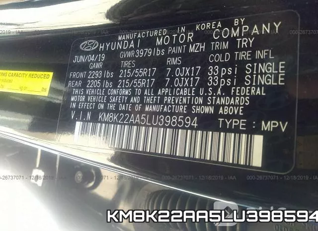 KM8K22AA5LU398594 фото 10