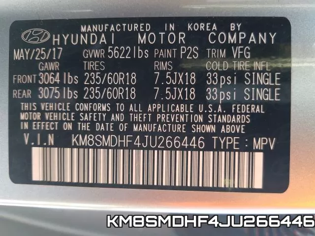 KM8SMDHF4JU266446 фото 2