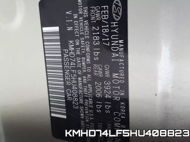 KMHD74LF5HU408823 фото 2