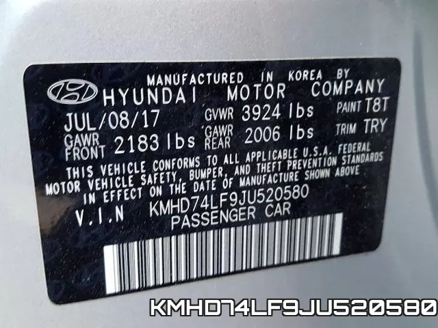 KMHD74LF9JU520580 фото 2