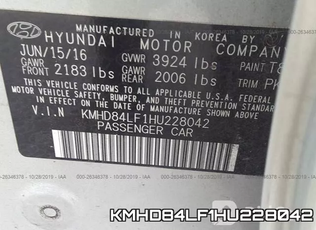 KMHD84LF1HU228042 фото 10