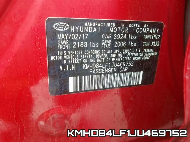 KMHD84LF1JU469752 фото 2
