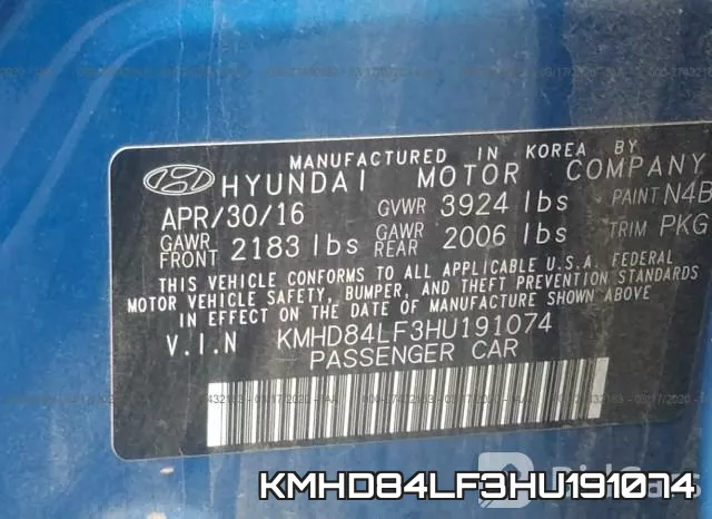 KMHD84LF3HU191074 фото 10