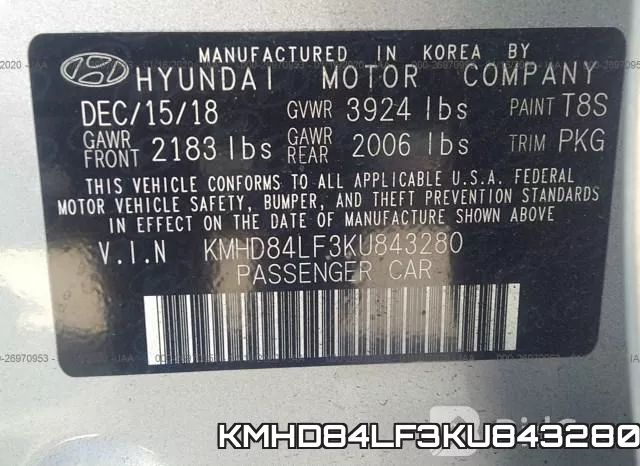 KMHD84LF3KU843280 фото 10