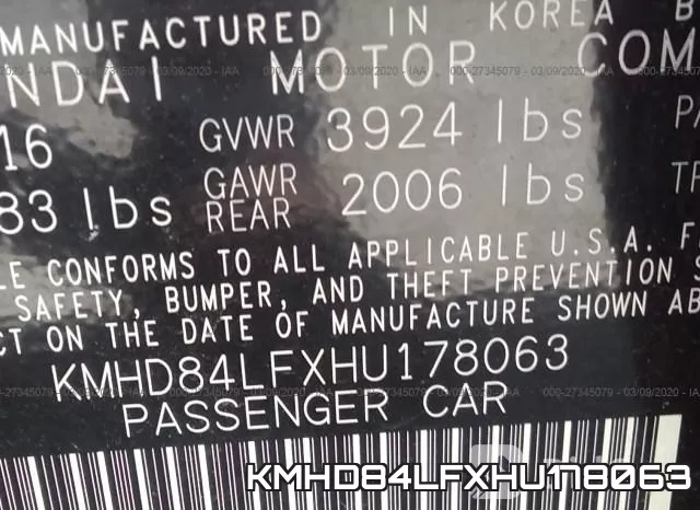 KMHD84LFXHU178063 фото 10