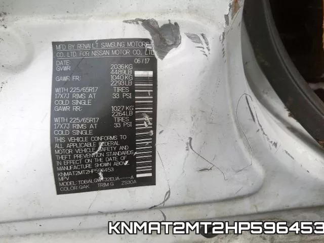 KNMAT2MT2HP596453 фото 2