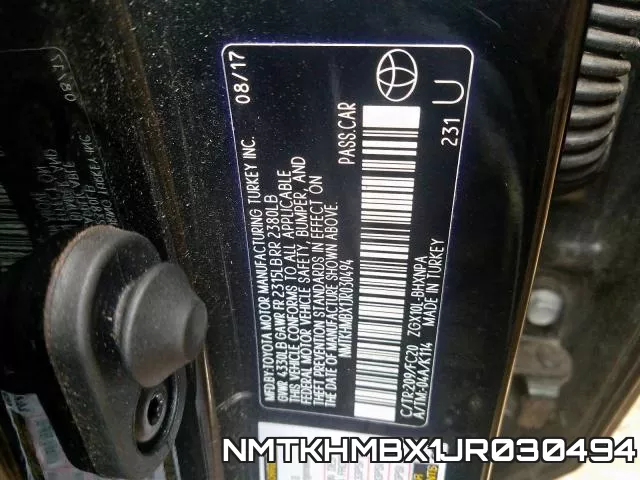 NMTKHMBX1JR030494 фото 2