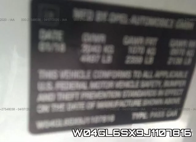 W04GL6SX9J1107816 фото 10