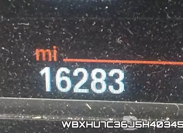 WBXHU7C36J5H40345 фото 8