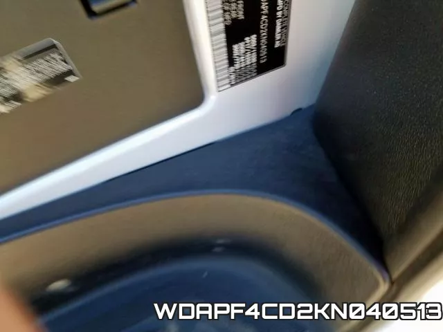 WDAPF4CD2KN040513 фото 2