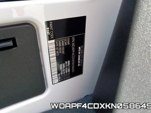 WDAPF4CDXKN058645 фото 2