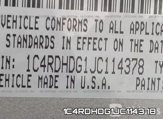 1C4RDHDG1JC114378 фото 10