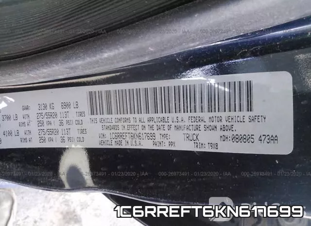 1C6RREFT6KN617699 фото 10