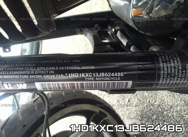 1HD1KXC13JB624486 фото 2