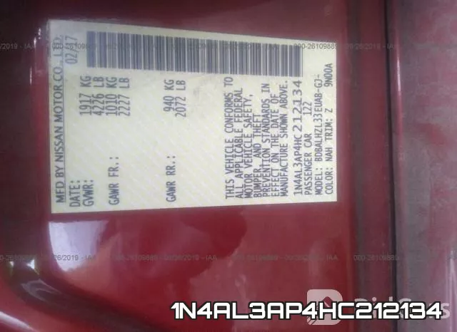 1N4AL3AP4HC212134 фото 10