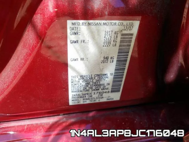 1N4AL3AP8JC176048 фото 2