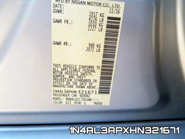 1N4AL3APXHN321671 фото 2