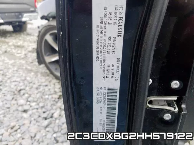 2C3CDXBG2HH579122 фото 2
