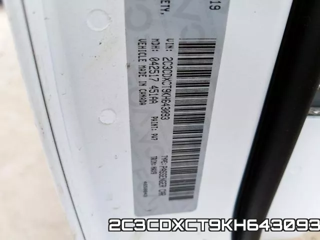 2C3CDXCT9KH643093 фото 2