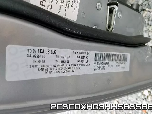 2C3CDXHG3HH583588 фото 2