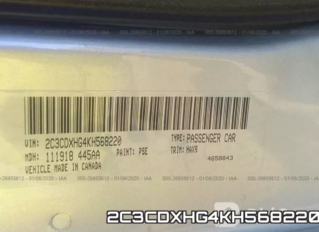 2C3CDXHG4KH568220 фото 10