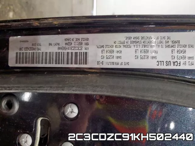 2C3CDZC91KH502440 фото 2