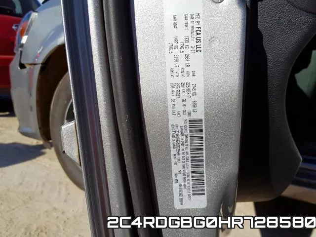2C4RDGBG0HR728580 фото 2