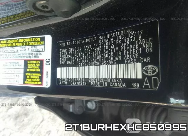 2T1BURHEXHC850995 фото 10