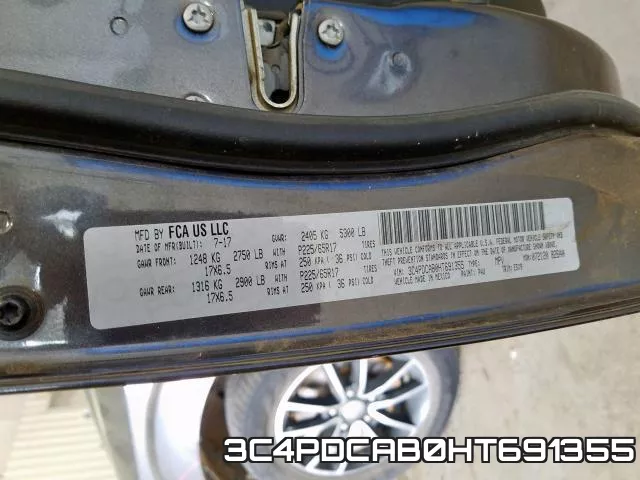 3C4PDCAB0HT691355 фото 2