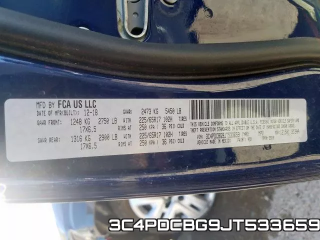3C4PDCBG9JT533659 фото 2